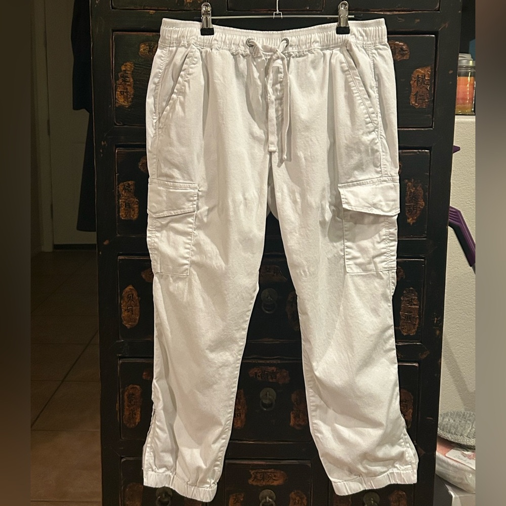 Sanctuary  White Cargo Pants/Joggers